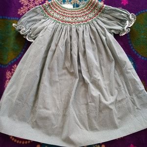 Rosalina Smocked Christmas dress